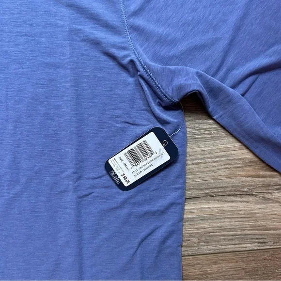 Johnnie-O | Course PrepFormance Long Sleeve Crewneck in Shoreline Blue (Small) - Picture 5 of 13